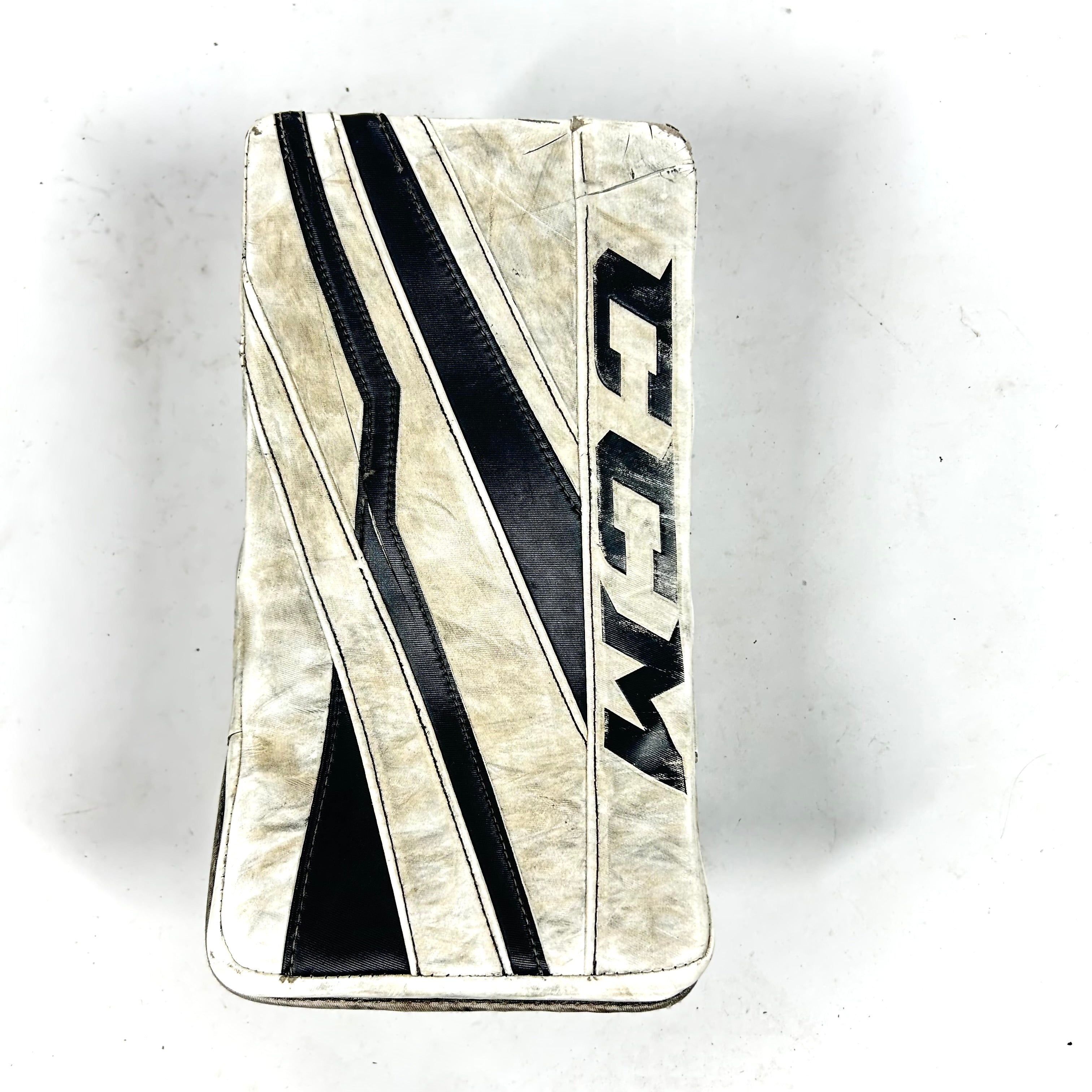 CCM Extreme Flex III - Bloqueur de gardien de but professionnel d'occasion (blanc)